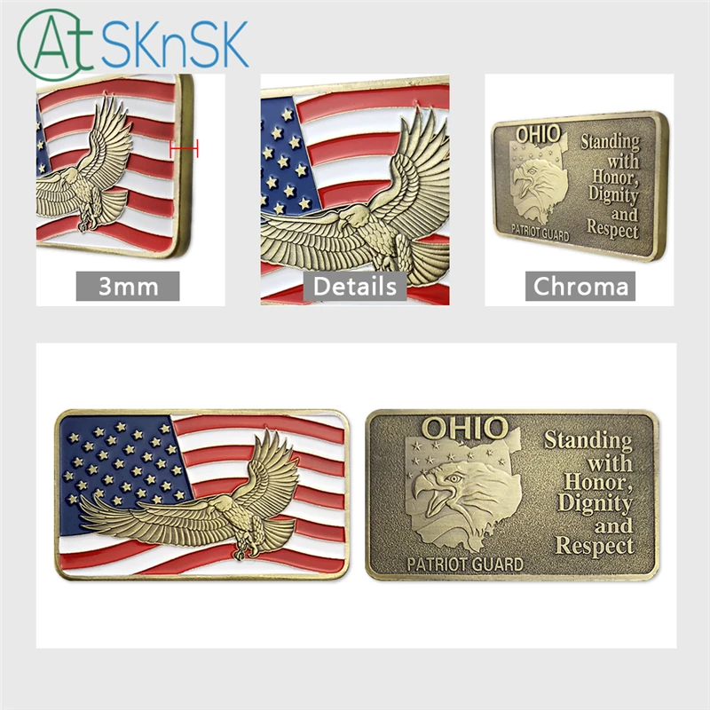 50/100pcs Standing with Honor, dignity and Respect United States Ohio Patriot Guard Bar Commemorative Collectibles Bullion Gift
50/100pcs Standing with Honor, dignity and Respect United States Ohio Patriot Guard Bar Commemorative Collectibles Bullion Gift