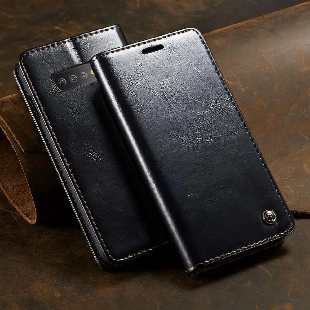 Кожаный чехол для телефона Samsung Galaxy S10 Магнитный Флип кошелек S20 Plus Note 9 10 S9