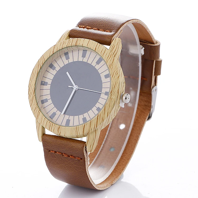 New Casual Fashion Leather Strap Quartz Watch Female Korean Students Simple Imitati Wooden Men Women Fashion Watches reloj mujer
New Casual Fashion Leather Strap Quartz Watch Female Korean Students Simple Imitati Wooden Men Women Fashion Watches reloj mujer