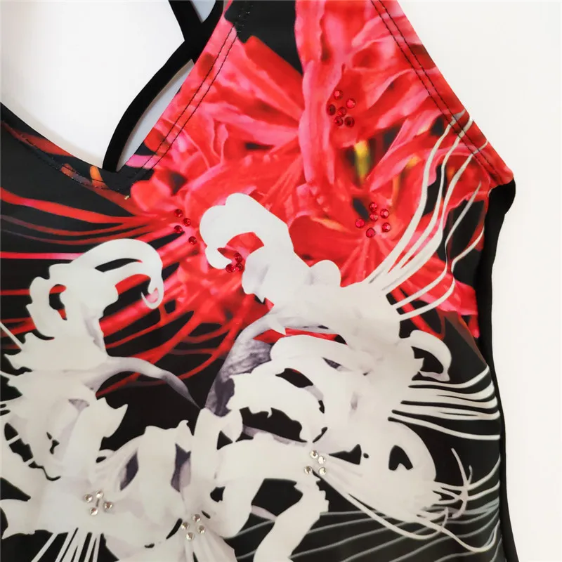 New Sexy Floral Print Swimsuit Women One Piece Suit Black Bathing Suit S-XL Girl Cross Back Bandage Swimwear One Piece Monokini
New Sexy Floral Print Swimsuit Women One Piece Suit Black Bathing Suit S-XL Girl Cross Back Bandage Swimwear One Piece Monokini