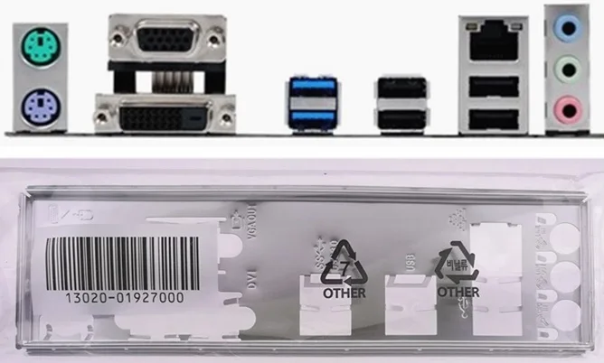 New I/O shield back plate of motherboard for H110M-K H110M-K D3 B150M-K just shield backplate Free shipping
New I/O shield back plate of motherboard for H110M-K H110M-K D3 B150M-K just shield backplate Free shipping