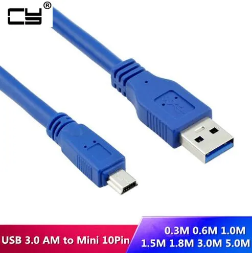 Удлинительный Кабель USB 3,0 A (штекер)-Mini USB 3,0 (штекер), 0,3/0,6/1/1,5/3/1/2/5/6 футов
Удлинительный Кабель USB 3,0 A (штекер)-Mini USB 3,0 (штекер), 0,3/0,6/1/1,5/3/1/2/5/6 футов