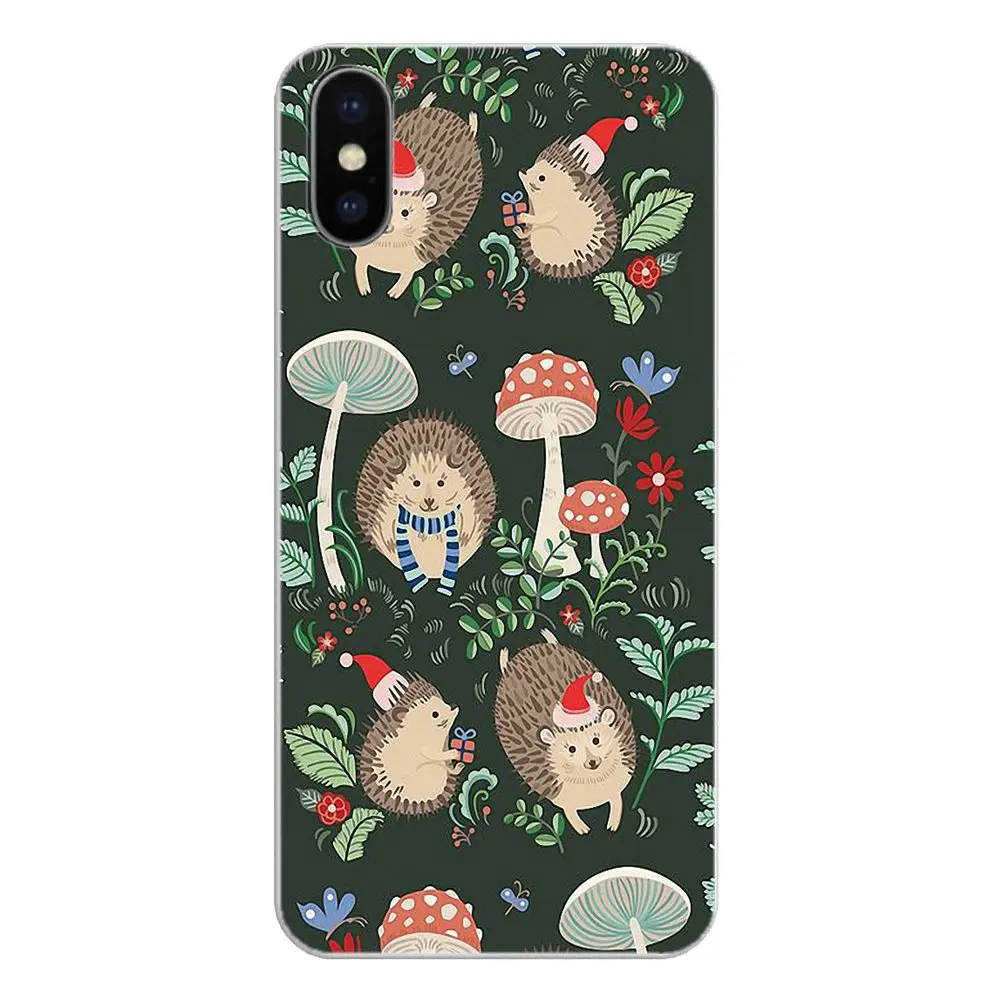 For Samsung Galaxy A5 A6 A7 A8 A9 J4 J5 J7 J8 2017 2018 Plus Prime Mobile Phone Case Cover Cute Animal hedgehogs mouse Art Print |
