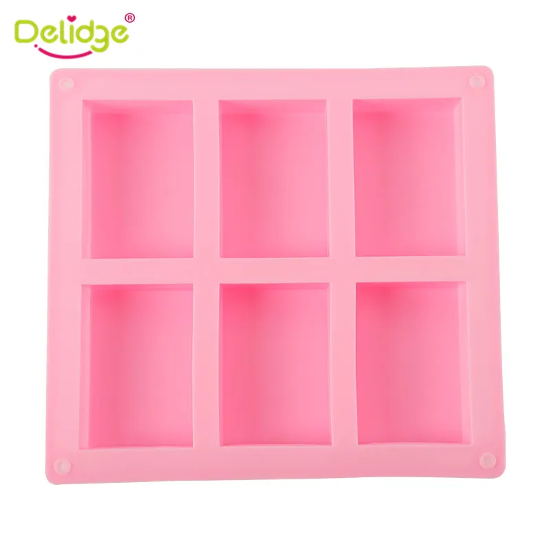 Delidge 1PC 6 Cavity Rectangle Silicone Cake Mold Chocolate Cookies Dessert Making Mould Handmade Cake Decorating Tool
Delidge 1PC 6 Cavity Rectangle Silicone Cake Mold Chocolate Cookies Dessert Making Mould Handmade Cake Decorating Tool