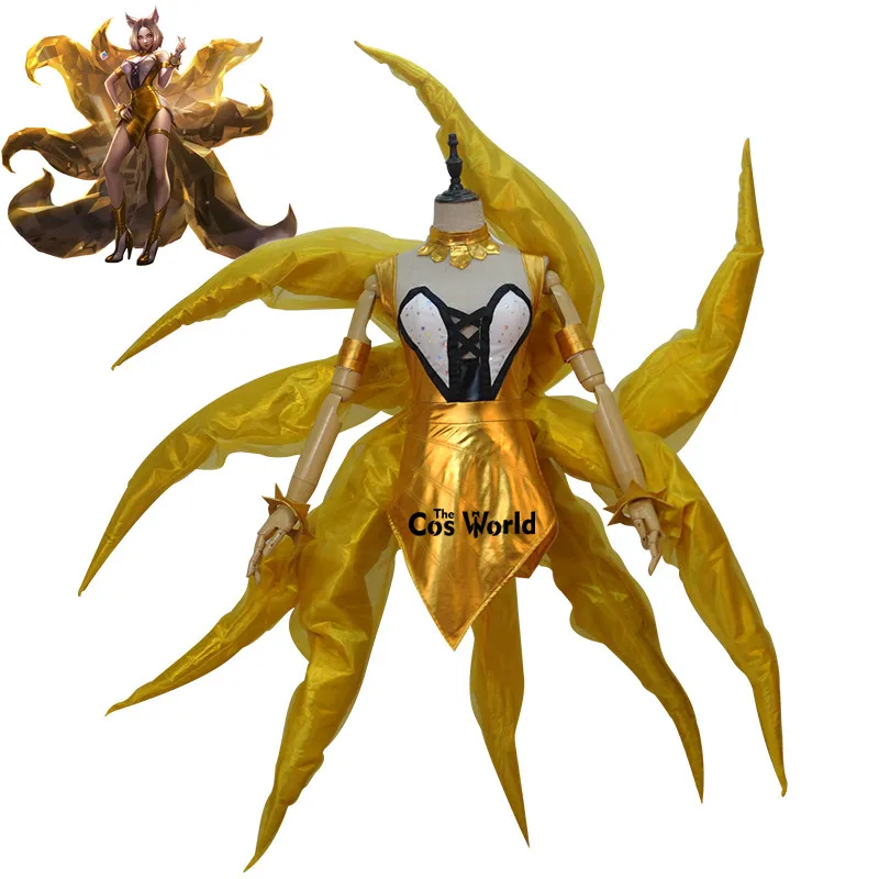 LOL KDA The Nine-Tailed Fox Ahri Jumpsuits Dress Uniform Outfit Games Cosplay Costumes
LOL KDA The Nine-Tailed Fox Ahri Jumpsuits Dress Uniform Outfit Games Cosplay Costumes