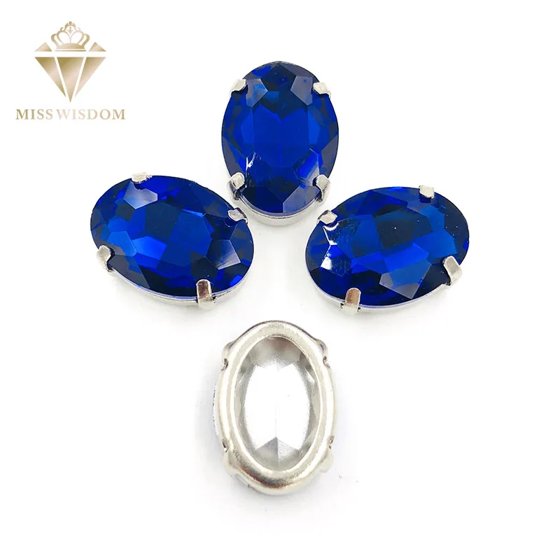 10X14mm/13X18mm Royal blue Oval Copper claws hollow thick bottom high quality glass crystal Sew on rhinestones DIY accessories
10X14mm/13X18mm Royal blue Oval Copper claws hollow thick bottom high quality glass crystal Sew on rhinestones DIY accessories