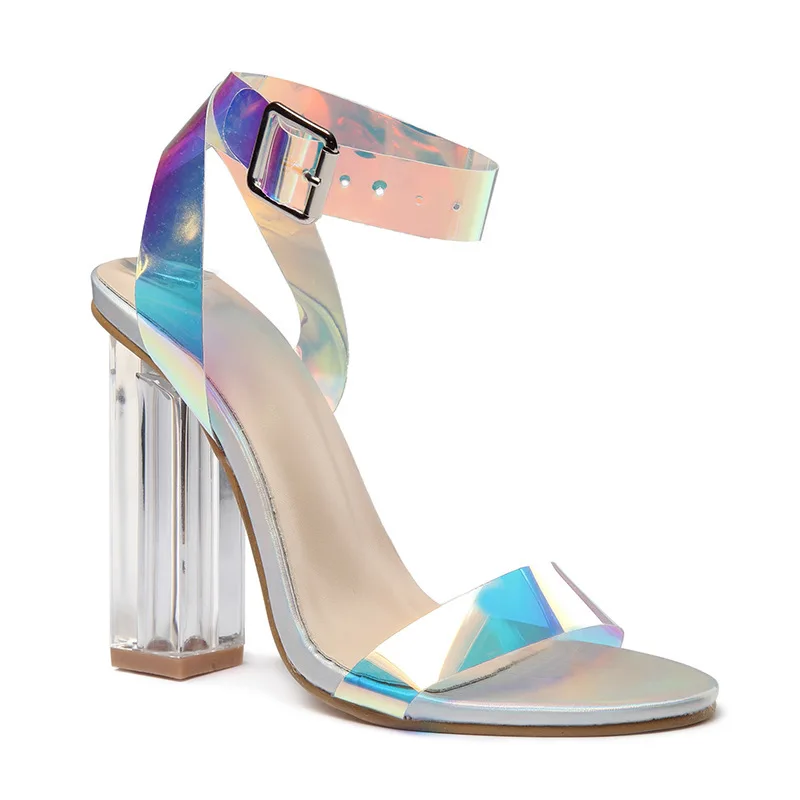 Summer Women Sandals Square Heels Buckle Strap Fish mouth PVC Colorful Transparent open-toed Woman shoes
Summer Women Sandals Square Heels Buckle Strap Fish mouth PVC Colorful Transparent open-toed Woman shoes