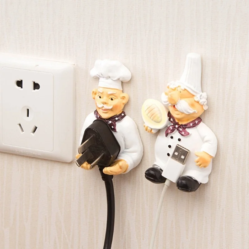 Lovely Cartoon Chef Strong Power Socket Storage Rack Hook Hanger Holder Wall Decor
Lovely Cartoon Chef Strong Power Socket Storage Rack Hook Hanger Holder Wall Decor
