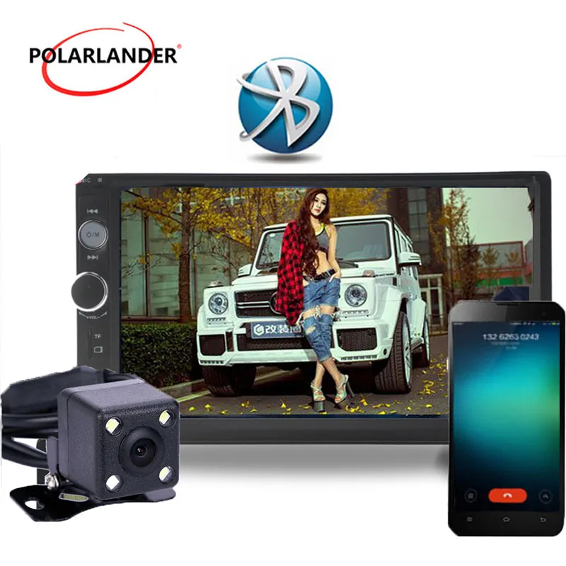 LCD Touch Screen Car Radio Player Bluetooth Auto Radio 170 degree CCD rearview camera 7 inch 2 DIN Mirror Link
LCD Touch Screen Car Radio Player Bluetooth Auto Radio 170 degree CCD rearview camera 7 inch 2 DIN Mirror Link