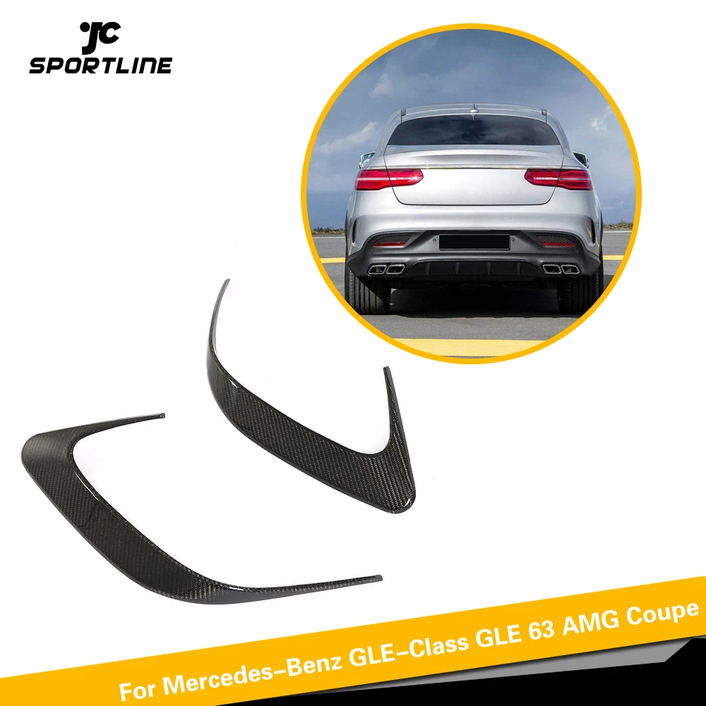 Carbon fiber Racing Splitters Lips Rear Bumper Canards Trunk Vent Trims for Mercedes Benz GLE63 AMG SUV Sport Coupe 2015 - 2018
Carbon fiber Racing Splitters Lips Rear Bumper Canards Trunk Vent Trims for Mercedes Benz GLE63 AMG SUV Sport Coupe 2015 - 2018