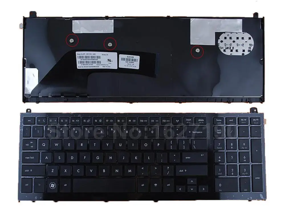 US Keyboard For HP PROBOOK 4520S BLACK FRAME BLACK PN:MP-09K13GR-4423 New Laptop Keyboards With
US Keyboard For HP PROBOOK 4520S BLACK FRAME BLACK PN:MP-09K13GR-4423 New Laptop Keyboards With