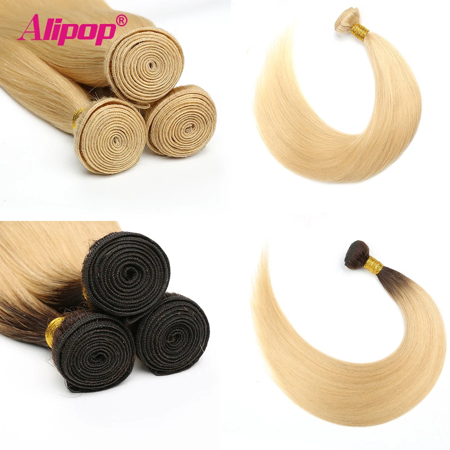 Blonde Ombre 613 Bundles With Frontal Closure Brazilian Straight Hair Human Hair Bundles With Frontal Closure Alipop Nonremy 4PC
Blonde Ombre 613 Bundles With Frontal Closure Brazilian Straight Hair Human Hair Bundles With Frontal Closure Alipop Nonremy 4PC