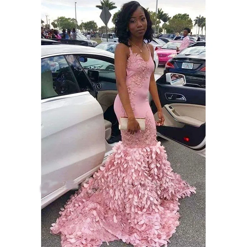 Sexy Pink Mermaid Prom Dresses New Sleeveless Floor Length Black Girl Lace Applique Beading Formal Evening Party Gowns
Sexy Pink Mermaid Prom Dresses New Sleeveless Floor Length Black Girl Lace Applique Beading Formal Evening Party Gowns