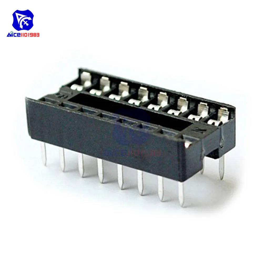 50 шт. 16 контактов P DIP IC розетки адаптер паяльный тип розетка 100% оригинал DIY |