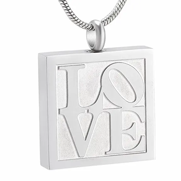 JJ001 любовь квадратный из нержавеющий стали памятный урны ожерелье кулон для зола после кремации Сувенирные ювелирные изделия-Подарки для п...
JJ001 любовь квадратный из нержавеющий стали памятный урны ожерелье кулон для зола после кремации Сувенирные ювелирные изделия-Подарки для п...