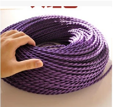 2 rolls x 100meters Cotton vintage twisted Power Cable antique textile twisted lamp Cord 2*0.75mm retro twisted electrical wire
2 rolls x 100meters Cotton vintage twisted Power Cable antique textile twisted lamp Cord 2*0.75mm retro twisted electrical wire