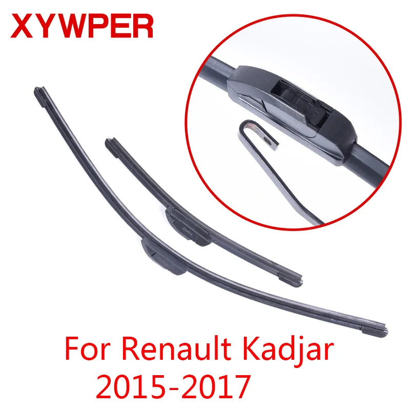XYWPER щетки стеклоочистителя для Renault Kadjar 2015 2016 2017 автомобильные аксессуары мягкие резиновые стеклоочистители для автомобиля
XYWPER щетки стеклоочистителя для Renault Kadjar 2015 2016 2017 автомобильные аксессуары мягкие резиновые стеклоочистители для автомобиля