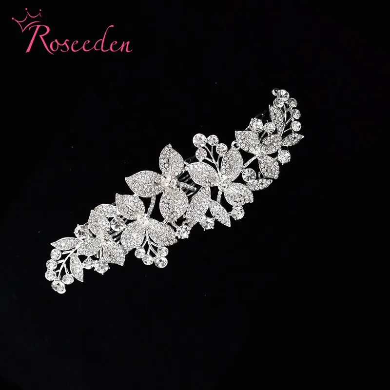 bridal Sparkling crystal rhinestone flowers leaves wedding accessories Bride Hair Jewelry Headpieces Princess Hair Band RE365
bridal Sparkling crystal rhinestone flowers leaves wedding accessories Bride Hair Jewelry Headpieces Princess Hair Band RE365