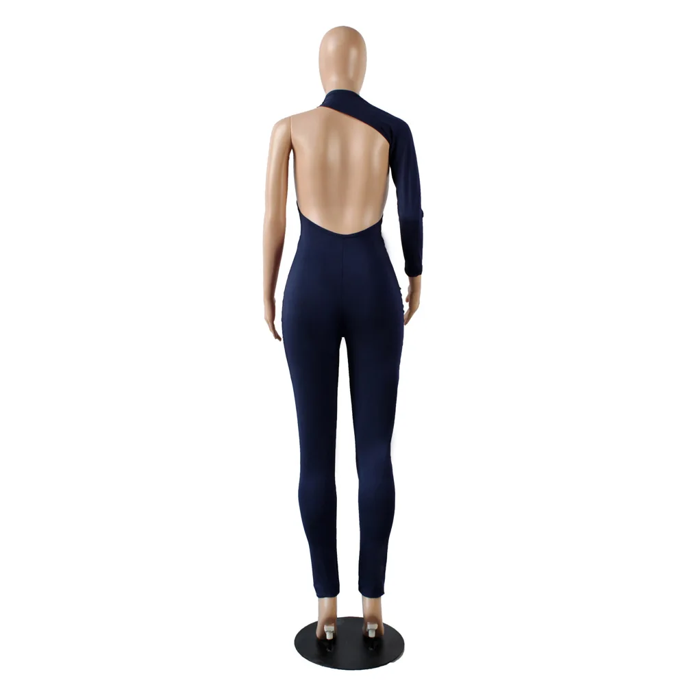 2019 New Fashion Solid Women Irregular One Single Sleeve Backless Evening Party Long Jumpsuit Sexy Skinny Clubwear
2019 New Fashion Solid Women Irregular One Single Sleeve Backless Evening Party Long Jumpsuit Sexy Skinny Clubwear