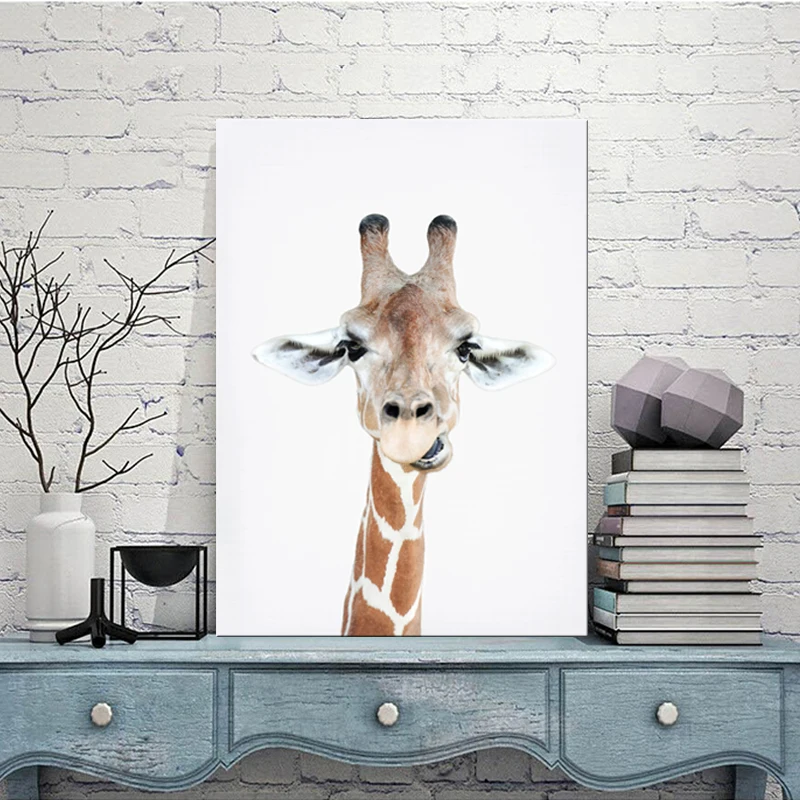 Giraffe Canvas Painting Nursery Wall Art Bear Poster and Print Nordic Lovely Animal Picture for Kids Baby Boys Room Home Decor
Giraffe Canvas Painting Nursery Wall Art Bear Poster and Print Nordic Lovely Animal Picture for Kids Baby Boys Room Home Decor
