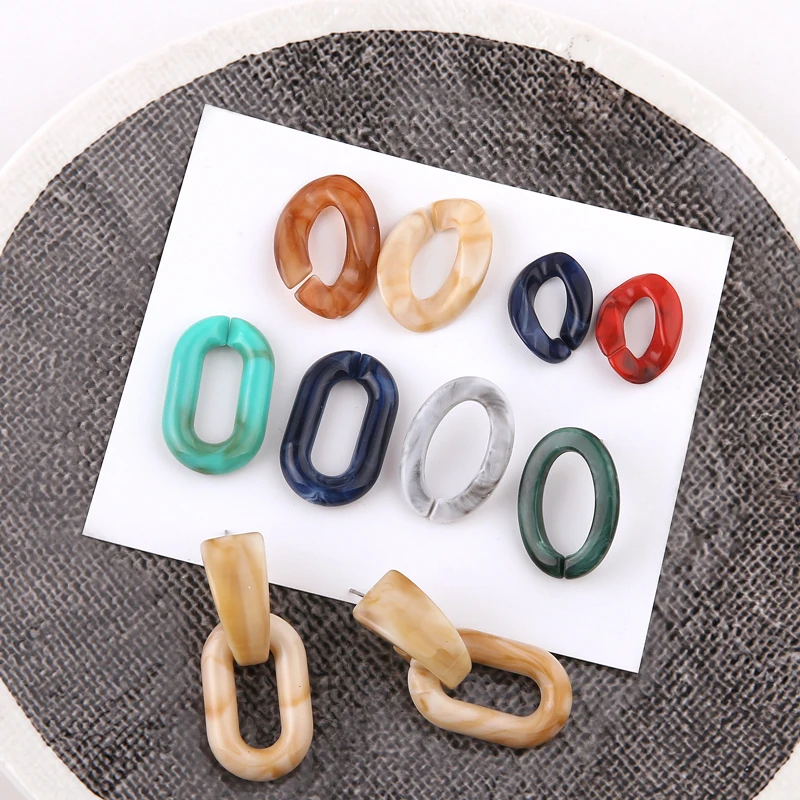 Разноцветные серьги-Пусеты Из овальной смолы, 18-30 мм, 50 шт., аксессуары для ювелирных изделий 
Разноцветные серьги-Пусеты Из овальной смолы, 18-30 мм, 50 шт., аксессуары для ювелирных изделий