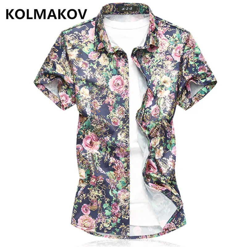 Рубашка мужская хлопковая с короткими рукавами, брендовая роскошная классическая размера плюс с цветочным принтом, M-7XL, лето 2019
Рубашка мужская хлопковая с короткими рукавами, брендовая роскошная классическая размера плюс с цветочным принтом, M-7XL, лето 2019