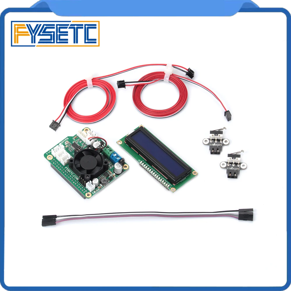 Плата расширения NanoDLP Shield V1.1 с DRV8825, контролируемым MOS + LCD 1602, с ЖК-дисплеем I2C 1602 + 2 концевых упора переключателя
Плата расширения NanoDLP Shield V1.1 с DRV8825, контролируемым MOS + LCD 1602, с ЖК-дисплеем I2C 1602 + 2 концевых упора переключателя