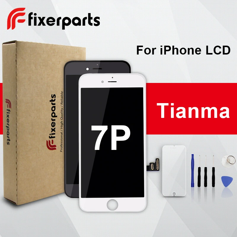 1 шт. TianMa ЖК дисплей для iphone 7 p сенсорный экран Digitizer Замена полная сборка с