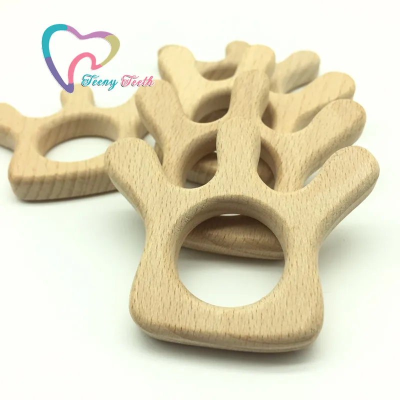 Teeny Teeth 10pcs Personalized Pendent Organic Beech Wood Crown Natural Handmade Baby Wooden Teether Pendants For Baby Teething
Teeny Teeth 10pcs Personalized Pendent Organic Beech Wood Crown Natural Handmade Baby Wooden Teether Pendants For Baby Teething