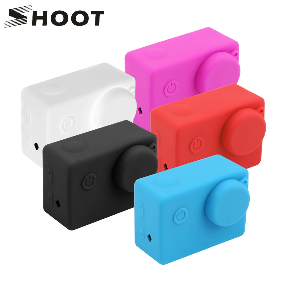Мягкий силиконовый чехол для экшн камеры Sjcam Sj4000 Sj5000 Sj6000 Sj7000 Sj9000|Чехлы экшн-камер|