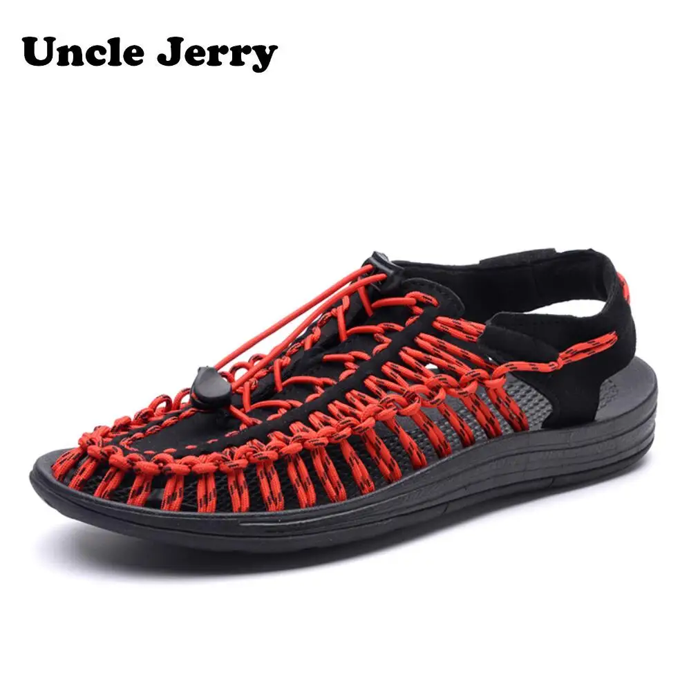 Летние сандалии UncleJerry для мужчин, женщин, мальчиков и девочек, дышащая обувь, тканые мужские пляжные сандалии без шнуровки с верхом
Летние сандалии UncleJerry для мужчин, женщин, мальчиков и девочек, дышащая обувь, тканые мужские пляжные сандалии без шнуровки с верхом