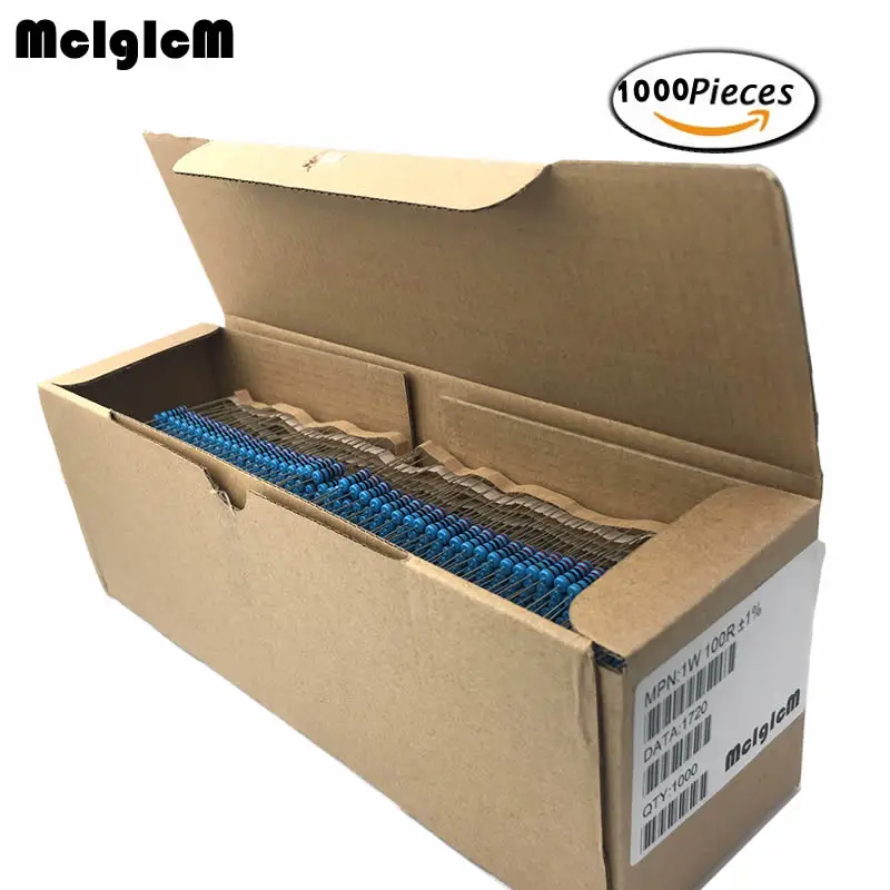 MCIGICM 1 Вт металлический пленочный резистор 0 33 2 м Ом резисторы 10R 1R 100R|resistor 10r|metal film