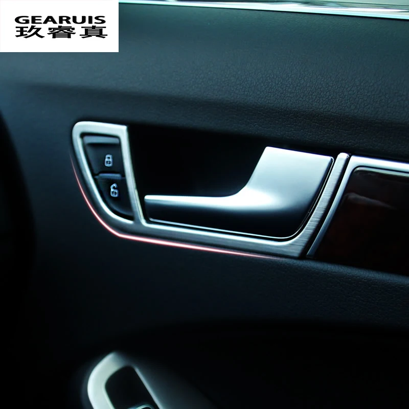 4pcs Car styling door handles decorative cover trim frame gas Stainless steel stickers for Audi A4 B8 2009-2016 A5 Accessories
4pcs Car styling door handles decorative cover trim frame gas Stainless steel stickers for Audi A4 B8 2009-2016 A5 Accessories