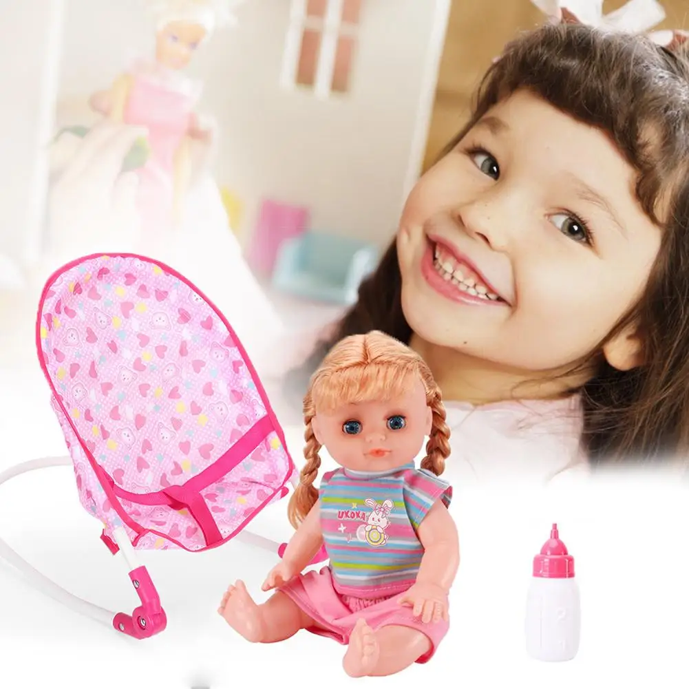 Baby Girl Rocking Chair Lifelike Doll Can Drink Water Peeing Talking Puzzle Early Education Toy For Baby Kids
Baby Girl Rocking Chair Lifelike Doll Can Drink Water Peeing Talking Puzzle Early Education Toy For Baby Kids