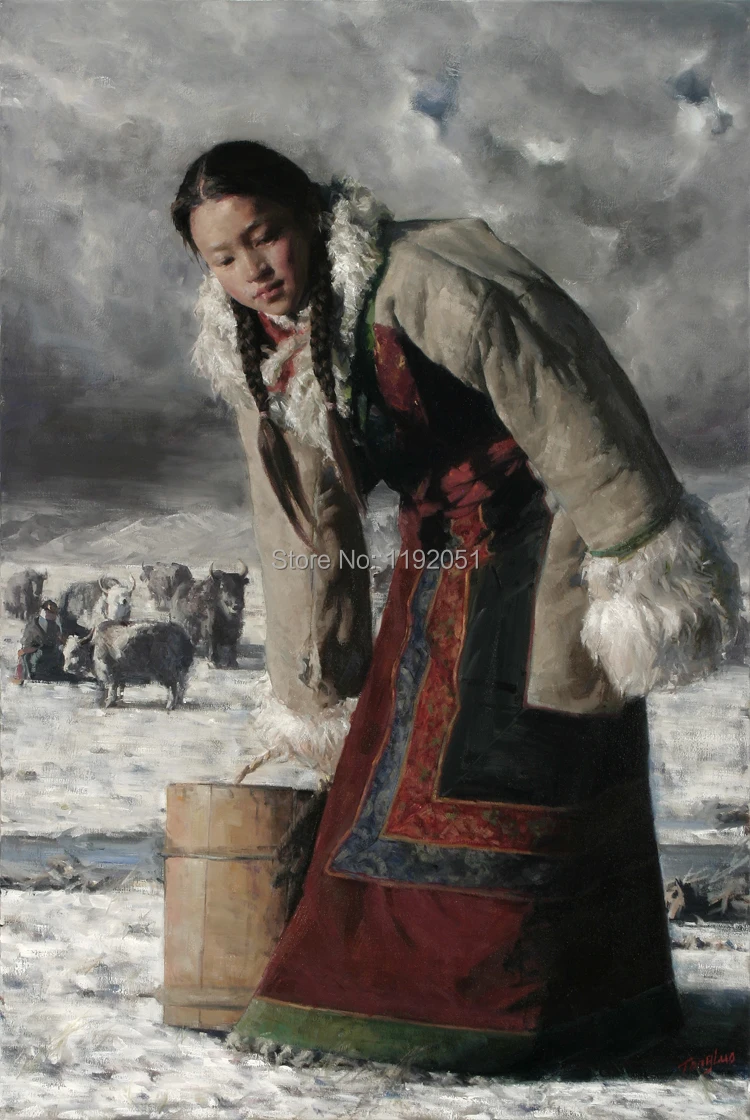 Canvas paintings traditional Chinese paintings portrait paintings girls carrying water mural prints
Canvas paintings traditional Chinese paintings portrait paintings girls carrying water mural prints