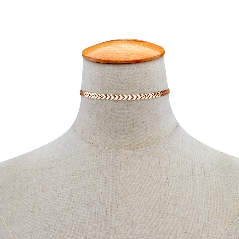 Classic Trendy Alloy Leaf Link Chain Necklace Female Cute Casual Choker Nceklace Light Yellow Gold Color Women Jewelry
Classic Trendy Alloy Leaf Link Chain Necklace Female Cute Casual Choker Nceklace Light Yellow Gold Color Women Jewelry