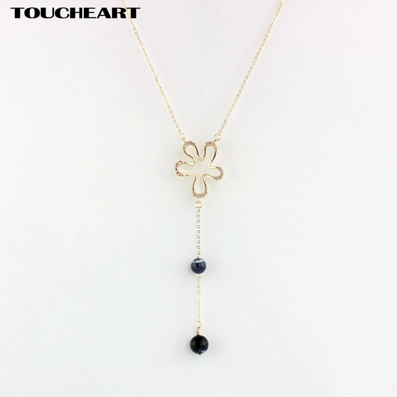 TOUCHEART Handmade Long natural stone Necklaces & Pendants Hot Sweater Gold color Necklace for Women Luxury Jewelry SNE160163
TOUCHEART Handmade Long natural stone Necklaces & Pendants Hot Sweater Gold color Necklace for Women Luxury Jewelry SNE160163