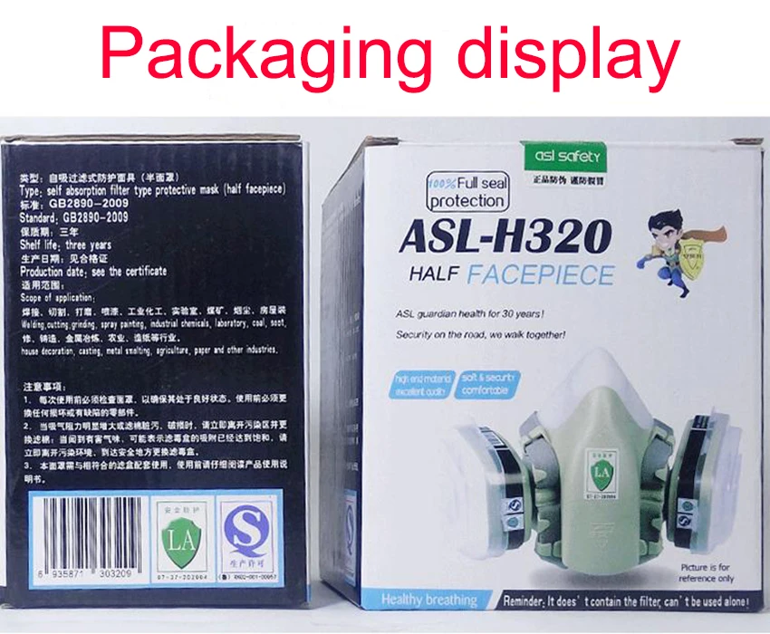 ASL-320 Standard models respirator gas mask high quality Silica gel respirator mask against against pesticide Graffiti gas mask
ASL-320 Standard models respirator gas mask high quality Silica gel respirator mask against against pesticide Graffiti gas mask