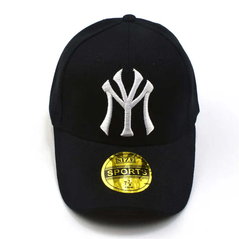2017 модный бренд хлопок Мужская бейсболка NY snapback шляпу для мужчин Женщины Письмо