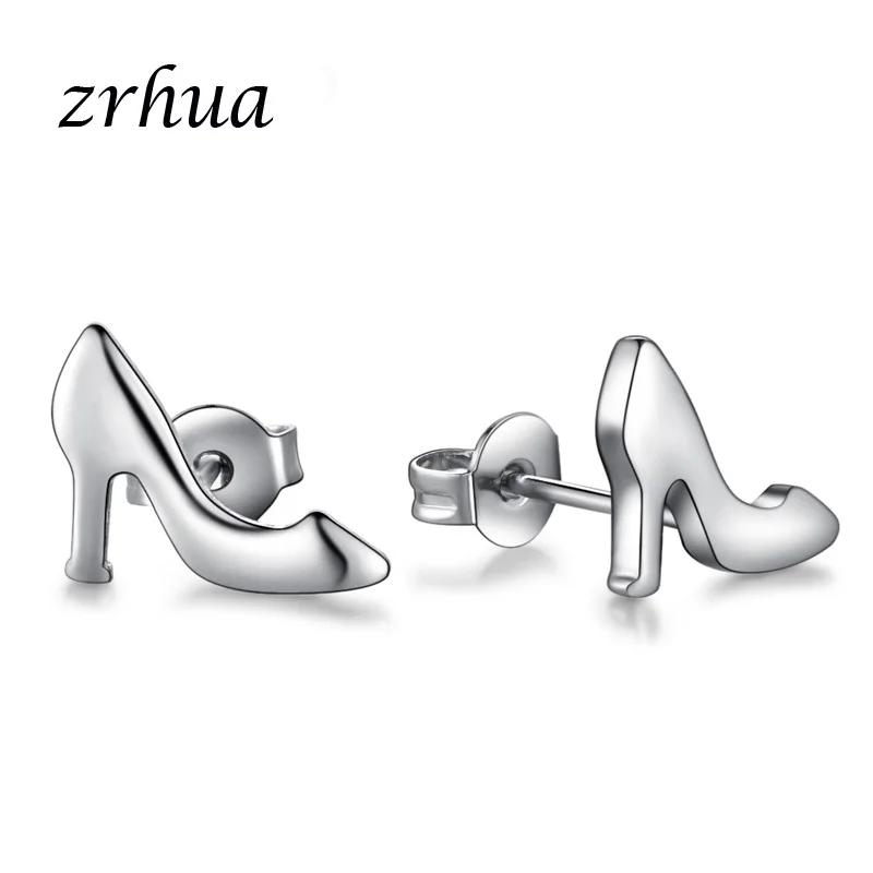 ZRHUA Authentic Silver Color Cute Shoe Earrings For Women Casual Style Girl Earings Personality Girls Engagement jewelry
ZRHUA Authentic Silver Color Cute Shoe Earrings For Women Casual Style Girl Earings Personality Girls Engagement jewelry