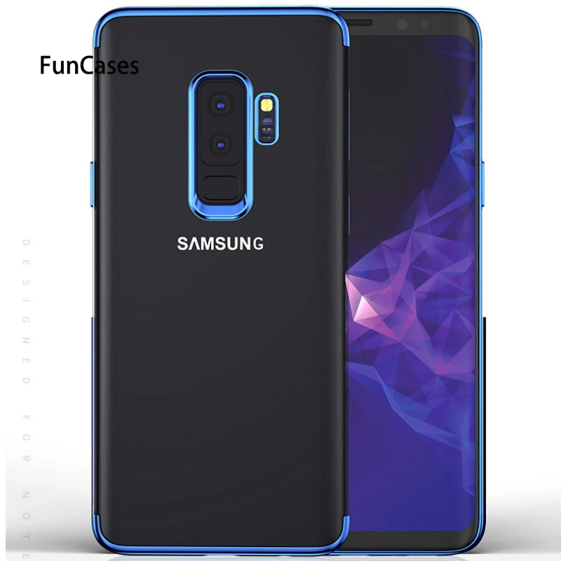 Прозрачный покрытие чехол для samsung Galaxy S10 Lite S9 S8 плюс S7 край A9S A7 A6 A8 A9 J4 J6 J8 2018 J3 J5 J7 A3