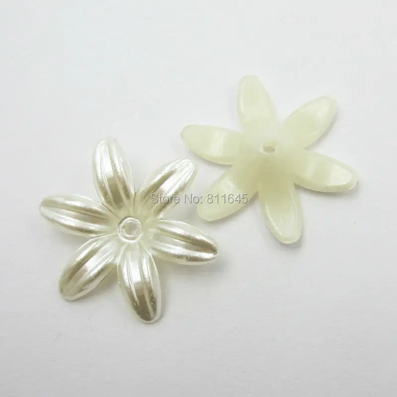 Free Shipping 28mm 100pcs/lot Ivory Color Beautiful Flower Shape Craft Flatback Imitation Pearl Beads With A hole
Free Shipping 28mm 100pcs/lot Ivory Color Beautiful Flower Shape Craft Flatback Imitation Pearl Beads With A hole