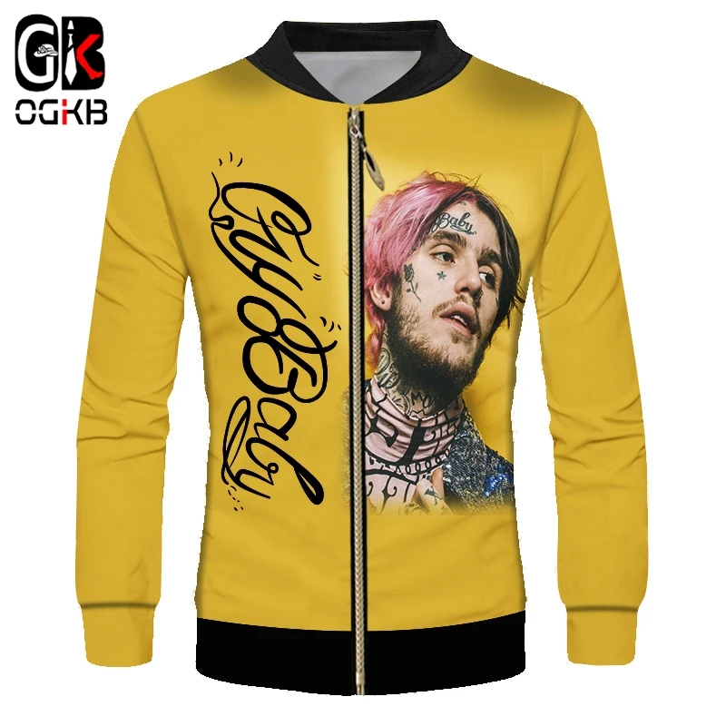 OGKB Man Autumn Fashion Fit Zip Jacket 3D Printed lil peep Funny Oversized Clothing Hombre Zipper Coat Drop Shipping
OGKB Man Autumn Fashion Fit Zip Jacket 3D Printed lil peep Funny Oversized Clothing Hombre Zipper Coat Drop Shipping