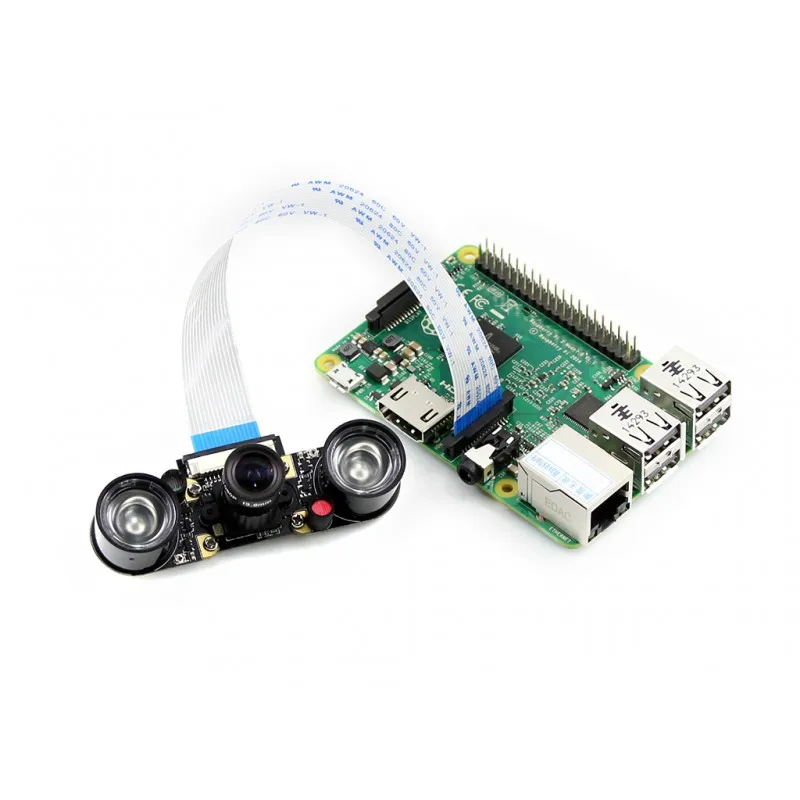 Raspberry Pi Camera F for all Version Model A+/B/B+/2 B/3 B Night Vision Camera Module Kit 1080p 5MP OV5647 Webcam Camera Kit
Raspberry Pi Camera F for all Version Model A+/B/B+/2 B/3 B Night Vision Camera Module Kit 1080p 5MP OV5647 Webcam Camera Kit