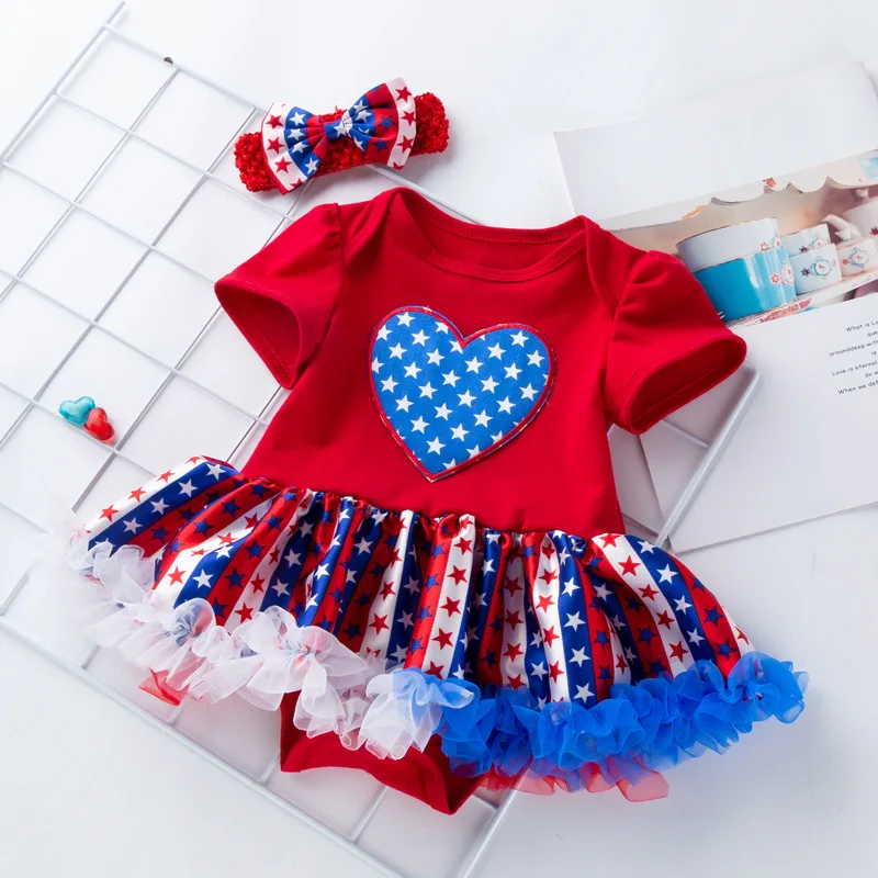 4th of July Outfit Newborn Baby Girl Onesies Toddler Kids Baby Girl Jumpsuit Girls Princess Dress Newborn Clothes 0-3 Months
4th of July Outfit Newborn Baby Girl Onesies Toddler Kids Baby Girl Jumpsuit Girls Princess Dress Newborn Clothes 0-3 Months
