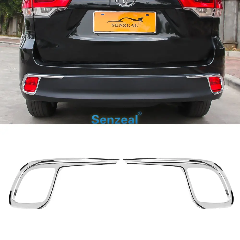 SENZEAL 2pcs Car Rear Fog Light Lamp Frame Cover Trim ABS Chrome Design 2014 2015 2016 2017 2018 2019 for Toyota Highlande
SENZEAL 2pcs Car Rear Fog Light Lamp Frame Cover Trim ABS Chrome Design 2014 2015 2016 2017 2018 2019 for Toyota Highlande