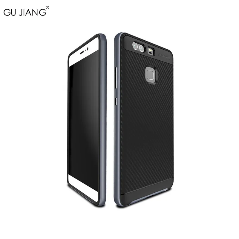 GU JIANG брендовый роскошный классический двухслойный чехол 2 в 1 для Huawei P9
