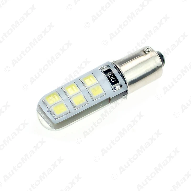 FEELDO 5Pcs White DC12V Car T4W BA9S 12SMD 2835 Chip Silicone Case LED License Plate Bulbs Lamp Door Light #AM4645
FEELDO 5Pcs White DC12V Car T4W BA9S 12SMD 2835 Chip Silicone Case LED License Plate Bulbs Lamp Door Light #AM4645