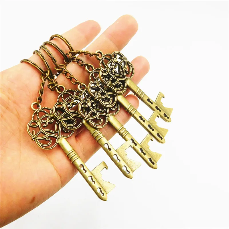 50pcs/set Classic Creative Bronze Chain Key Beer Bottle Opener Anniversary Wedding Decorations Party Supplies Gifts for Guests
50pcs/set Classic Creative Bronze Chain Key Beer Bottle Opener Anniversary Wedding Decorations Party Supplies Gifts for Guests