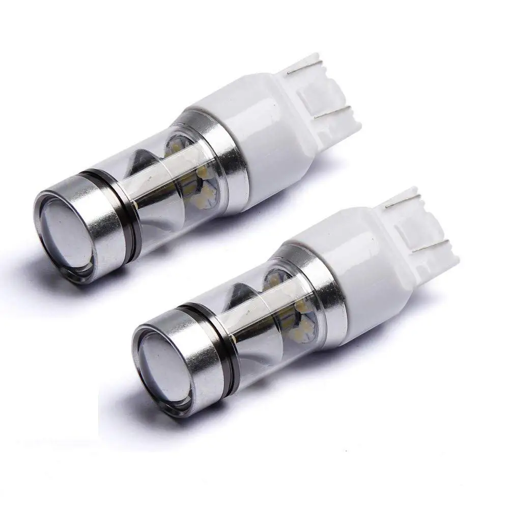 T20 7443 7444 W21 W3X16Q 12V White LED Car Light Bulb 20XCree Chips for Turn Signal Brake Parking Tail Light DRL Canbus No Error
T20 7443 7444 W21 W3X16Q 12V White LED Car Light Bulb 20XCree Chips for Turn Signal Brake Parking Tail Light DRL Canbus No Error